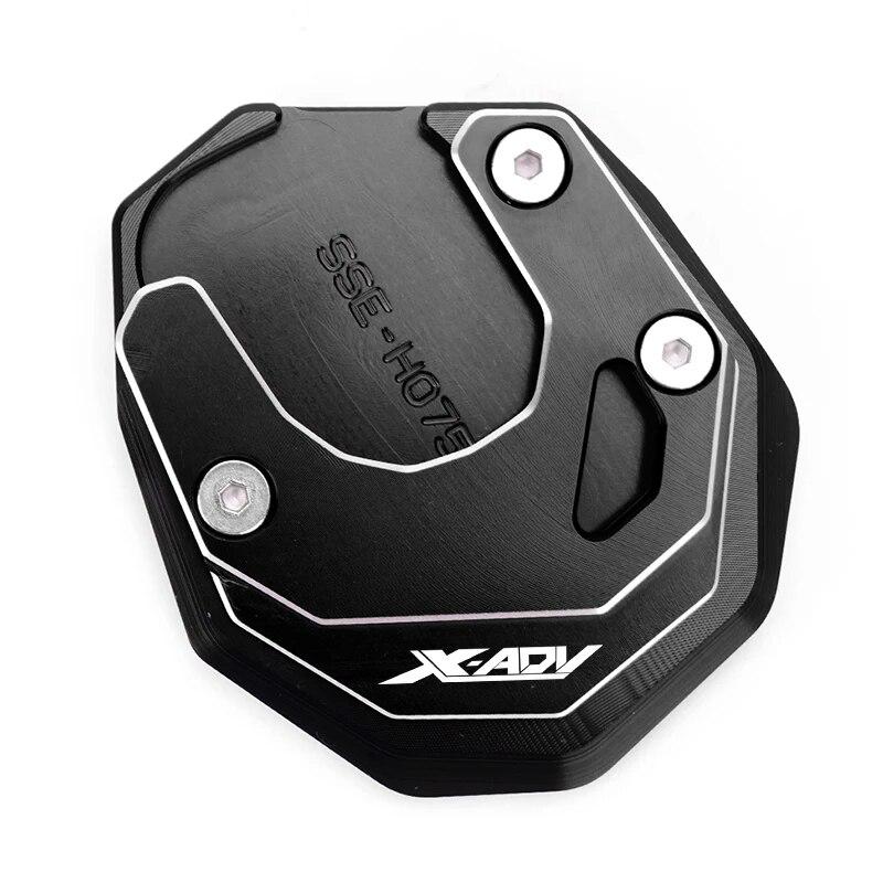 New Motorcycle CNC Foot Support Extension Plate Side Stand Enlarge Pad for HONDA X ADV XADV 750 XADV750 2017 2018-2023  2022