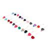 22Pcs Mini Knitting Hats Christmas Mini Knitting Doll Hats Mini Wool Hat for Christmas Ornaments DIY Art and Craft