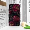 Vintage Pfingstrose Blumendruck Muster Handyhülle für Google Pixel 9A 8 A 7A 6 A 7 PRO 8 9 Pro XL 4G 5G Stoßfest Weiche Hüllen
