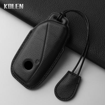Leder Autoschlüssel Hülle Abdeckung Schale Für Bmw I7 X7 G07 5 7 Serie Ix X1 X5 G70 G09 Xm U06 G81 M3 Geschützter Schlüsselanhänger Fob Zubehör