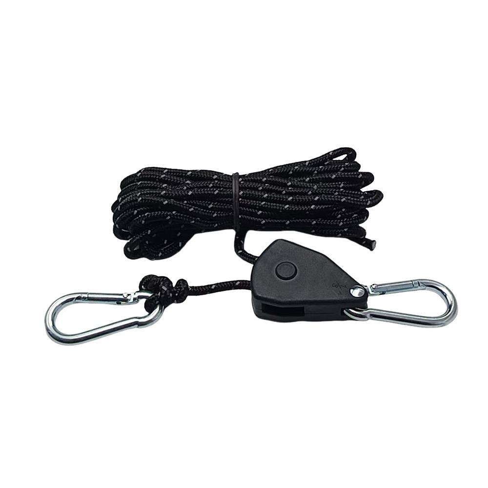 with Buckles Tent Ropes Reflective Pulley Tensioner Fastener Tie Down Fastener  Camping Accessories