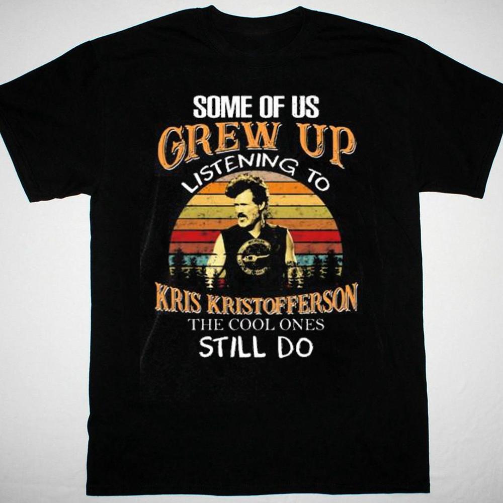 

SALE still listen to Kris Kristofferson black T-shirt short sleeve All sizes Unisex T-Shirt XL