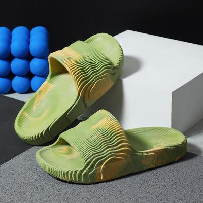Mode Heren Pantoffels Zomer Binnenhuis Thuis Badkamer Antislip Zachte Zool Pantoffels EVA Trend Pantoffels Groen Zwart Blauw Geel Grijs