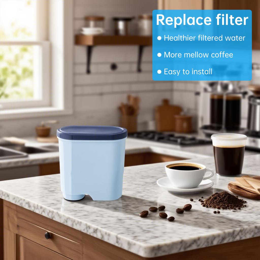 CA6903 Wasserfilter 2er-Pack Kompatible Anti-Kalk-Wasserreinigungs-Kartusche Langlebiger Ersatz