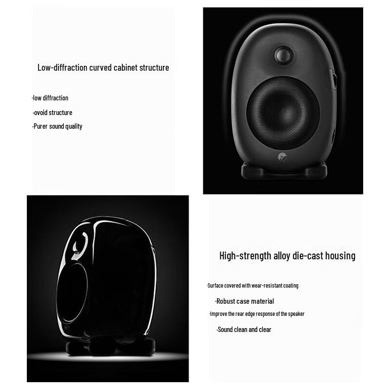 HiVi X3 Professional Studio Monitor Speakers CN plug (adapter included)
