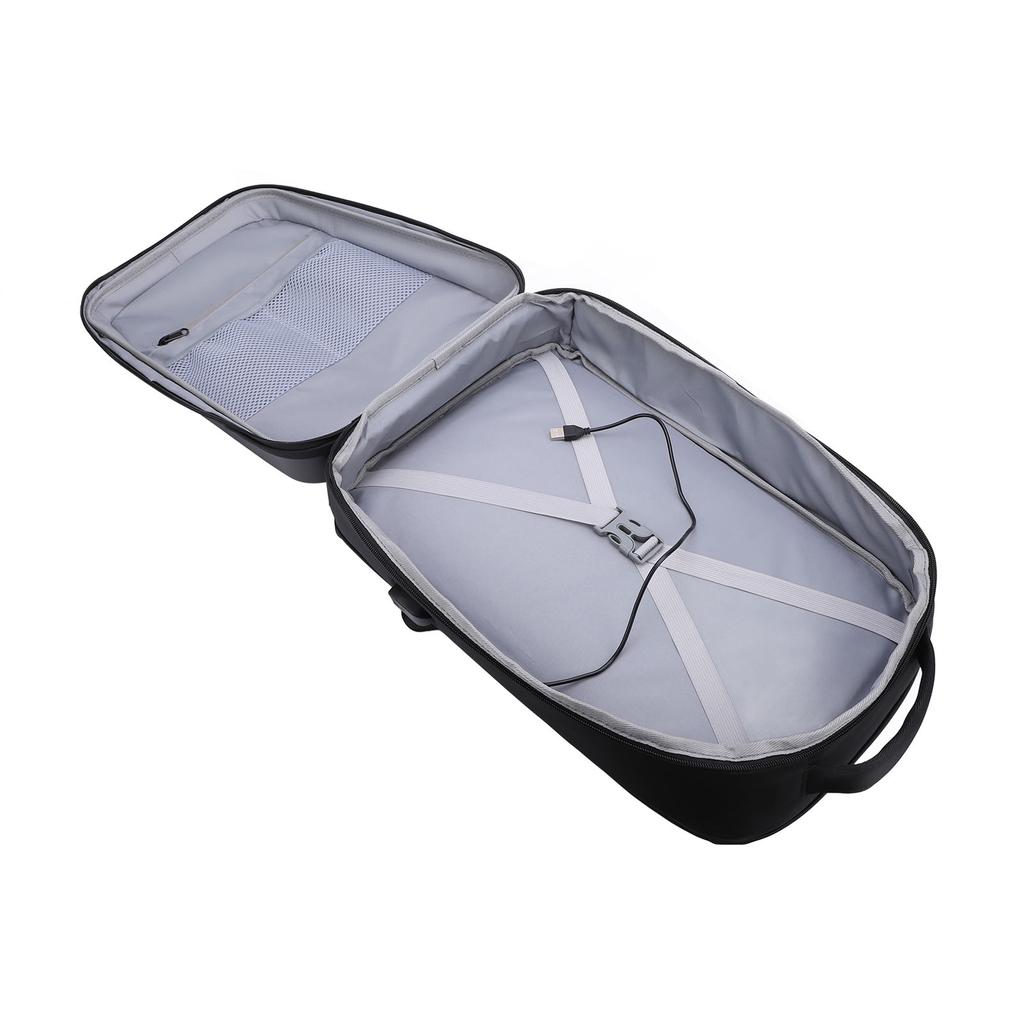 Satelliten-Rucksack Wasserabweisende Schützende Reisetasche mit USB-Ladeanschluss für Kabel Power