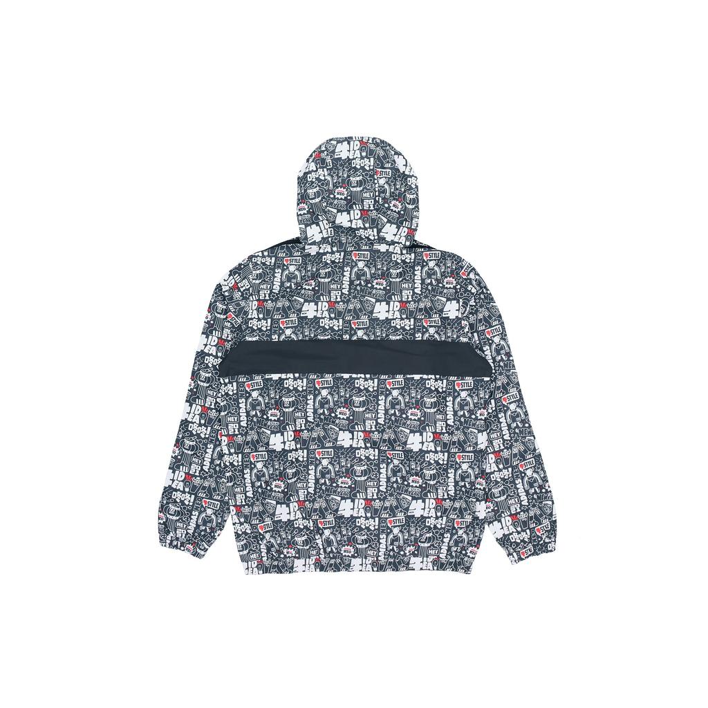 Adidas Neo Chinese New Year Print Sports Jacket Men Outerwear Black GL8086