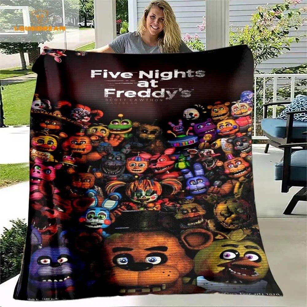 

Хэллоуин F-Five Nights At Freddys фильм ужасов Fnaf одеяло удобное мягкое дышащее ультра одеяло постельные принадлежности дорожные постельные принадлежности 150cm by 200cm