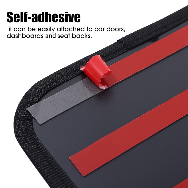 Autositz-Aufbewahrungsnetz, Tasche, Autotür-Armaturenbrett, selbstklebende Sitzlehnenpaste, Aufbewahrungsnetztasche, Handys, Karten, Schlüssel, Organizer