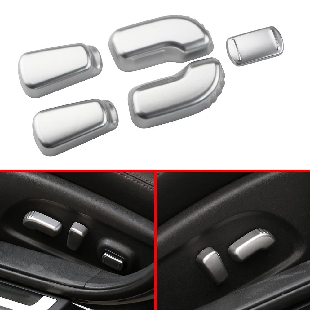 Car Front Seat Adjustment Button Stickers for Nissan Teana Altima 2016-2018 X-Trail T32 2014-2020 Cover Sticker Trim Accessories