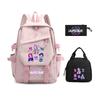 Demon Hunters KPop Demon Hunters Student School Bag Three-piece School Bag Zipper Pencil Case