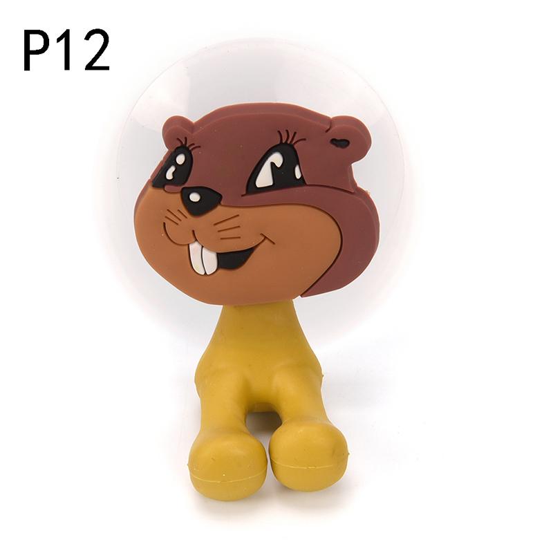 Cartoon Zahnbürsten Wandhalter Saugnapf Badezimmer Saugnapf Organizer