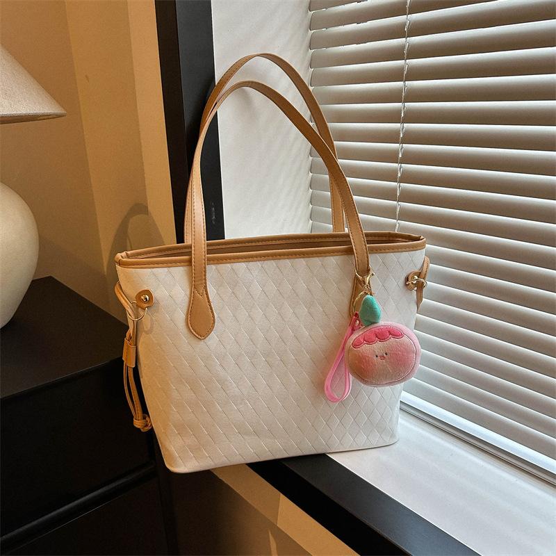 Commuting Fashion, Simple and Elegant, Work Commuting Bag, Women's Handbag, Large-capacity Single-shoulder Tote Bag