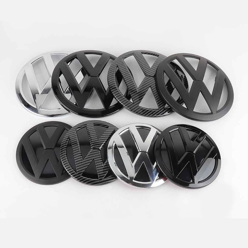 RUN1 1 Set For VW Transporter T6 2016-2020 Original Replacement Version Car Front Grille Emblem Cover Rear Trunk Lid Badge Stickers