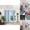 Stylish Blackout And Tulle Drapes With Hollowed Out Star Design For Living Room Decor