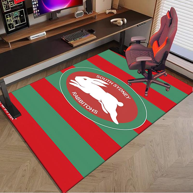 Nrl Rabbit Artwork Design Area Rug Office rug, Chair Rug, Decor Carpet Livingroom bedroom Mat, Large Size Fan gifts Christmas gifts