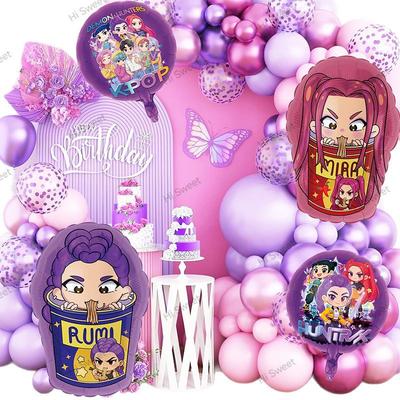 Conjunto de Balões para Festa Temática Equipe Caçadora de Bruxas Decoração de Festa de Aniversário