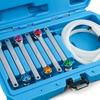 Professional Brake Bleeder Wrench Set 7 12mm 12 Point Spanner Kit With Check Valves Oil Hose For Car Motorcycle Maintenance