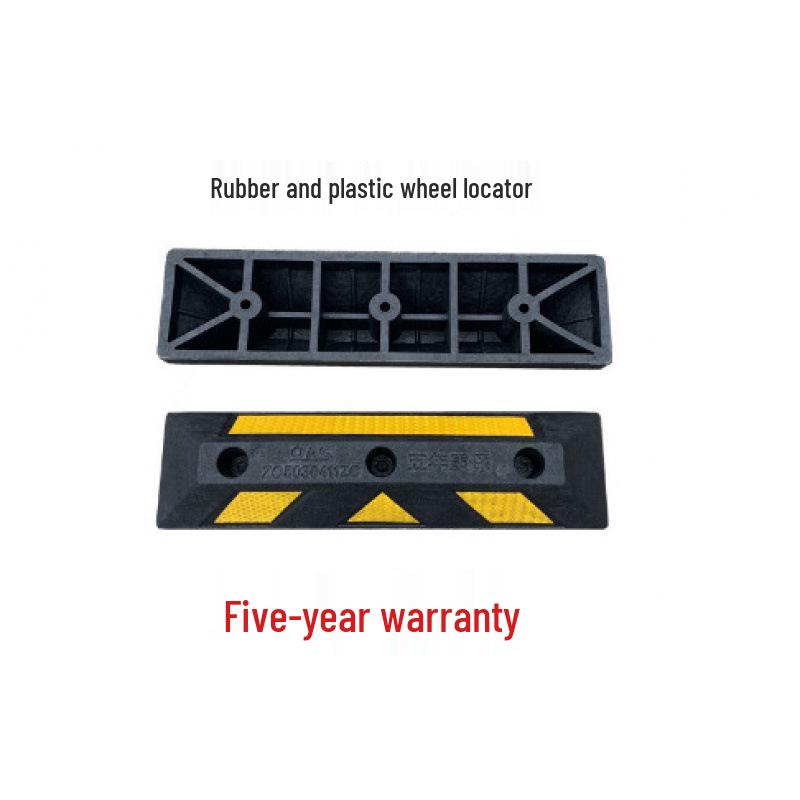 Rubber and Plastic Wheel Chock for Garage