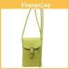 Women Mini Pu Crossbody Bag Phone Purse With Lock Clasp For Casual Outings Use