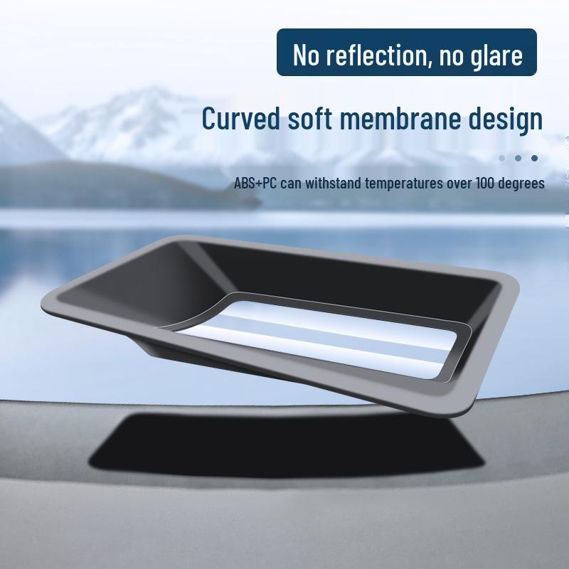 Compatible with 25 BYD Tang L Models: Curved Screen Soft Film HUD Protector & Dashboard Dust Cover.