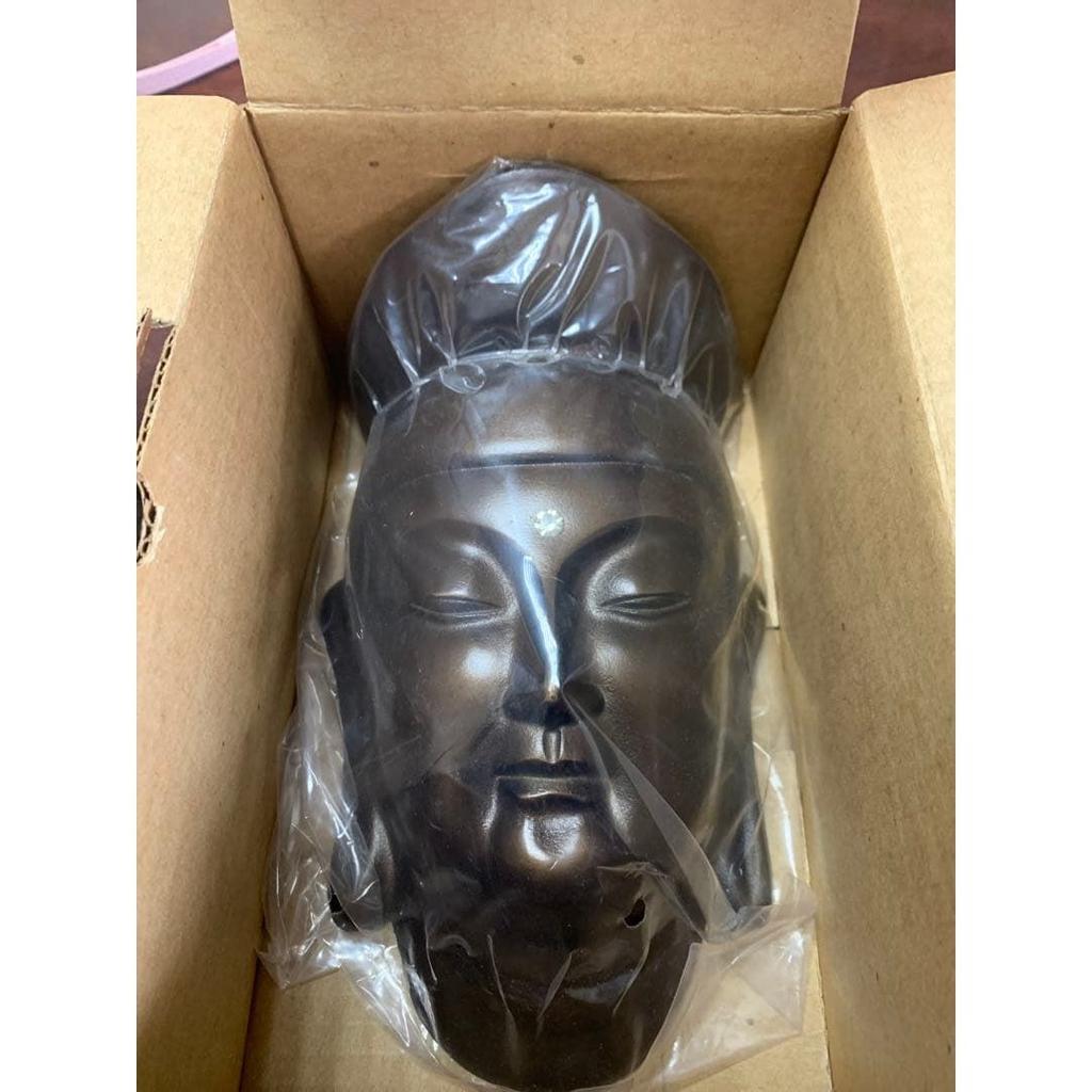 Miroku Bodhisattva Buddha Face Showa Retro Ring Nippo Company Headquarters Building Completion Commemorative Metal Interior
