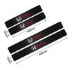 Dncr6 4Pcs Carbon Fiber Car Door Threshold Sill Sticker Badge For Honda Mugen Typer ACCORD Airwave Avancier Civic INSPIRE GK5 CRV XRV
