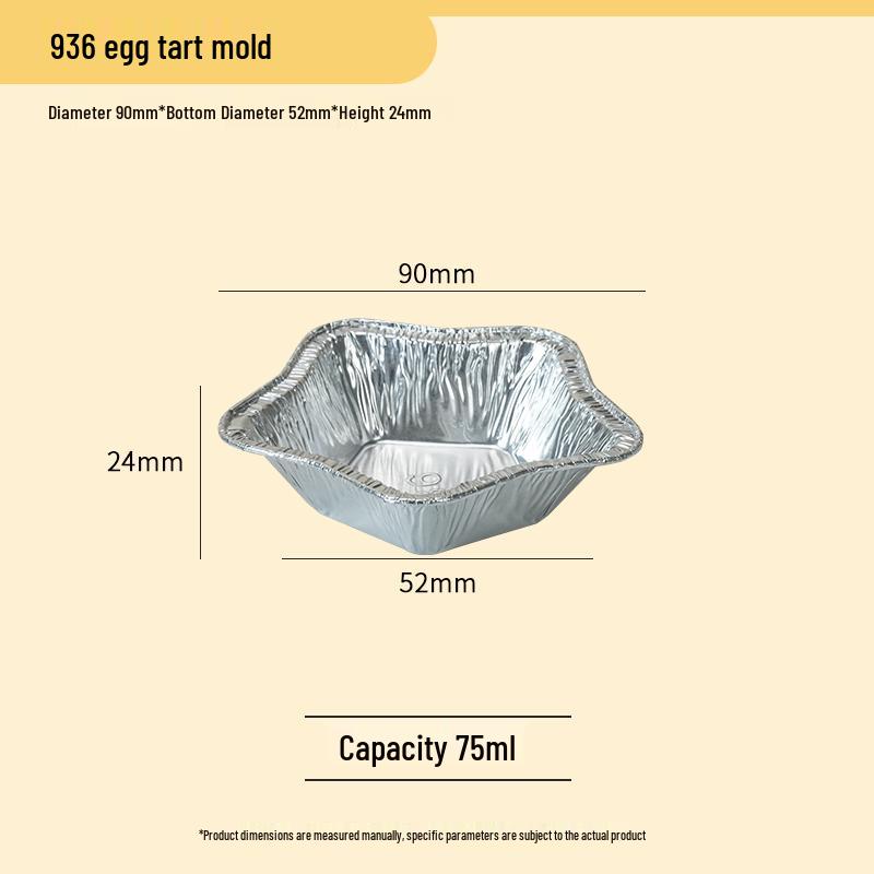 Hitzebeständige sternförmige Aluminiumfolien-Backförmchen