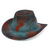 Colorful Skull Pattern Cowboy Hat for Halloween & Christmas Masquerade