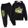 My Singing Monsters Bambini Primavera Autunno Carini 2pz Felpa Casual+Pantaloni Tute 3-14 Anni Ragazzi Ragazze Completi Vestiti Bambini