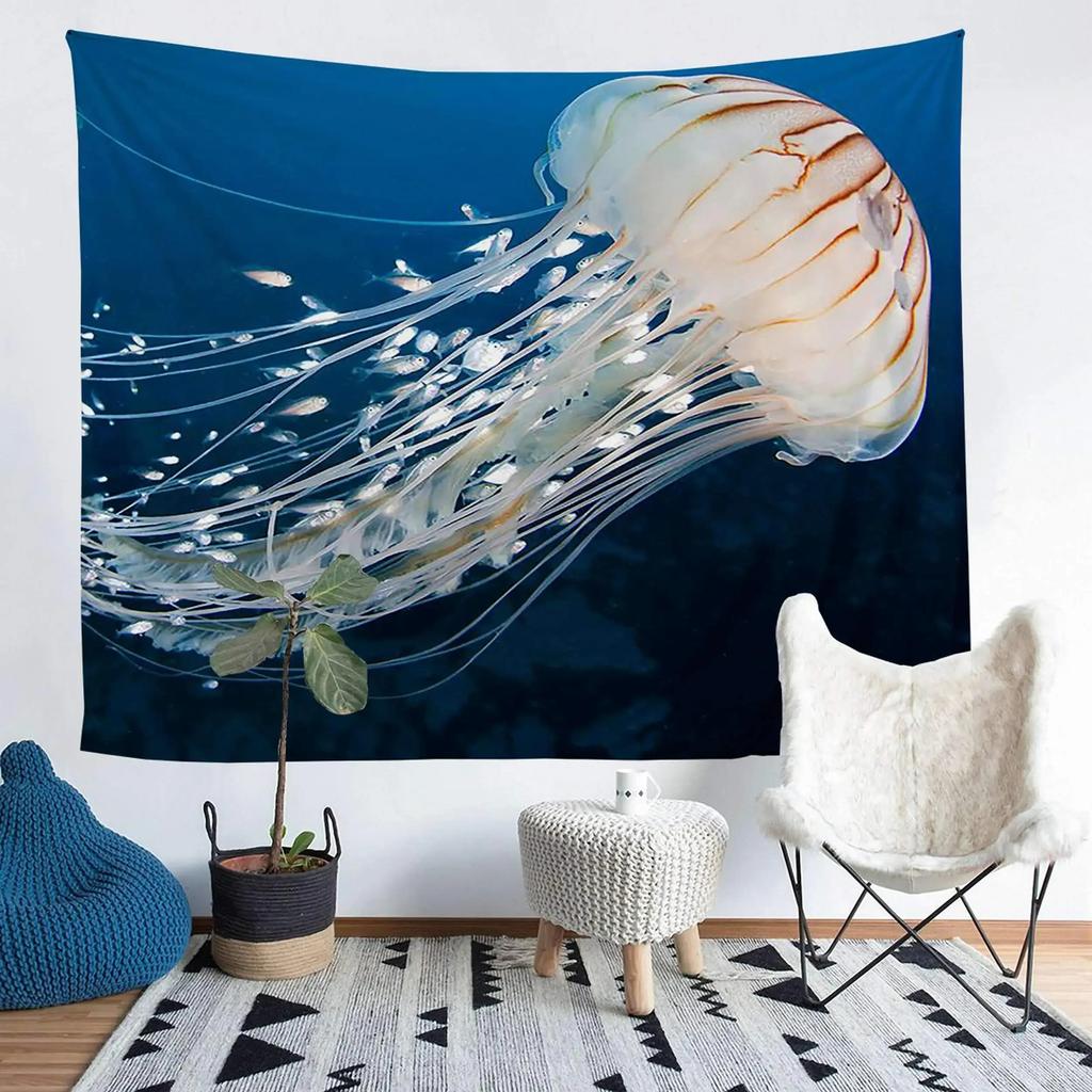 Fantasy Jellyfish Tapestry Office Living Room Decoration Home Wall Tapestry
