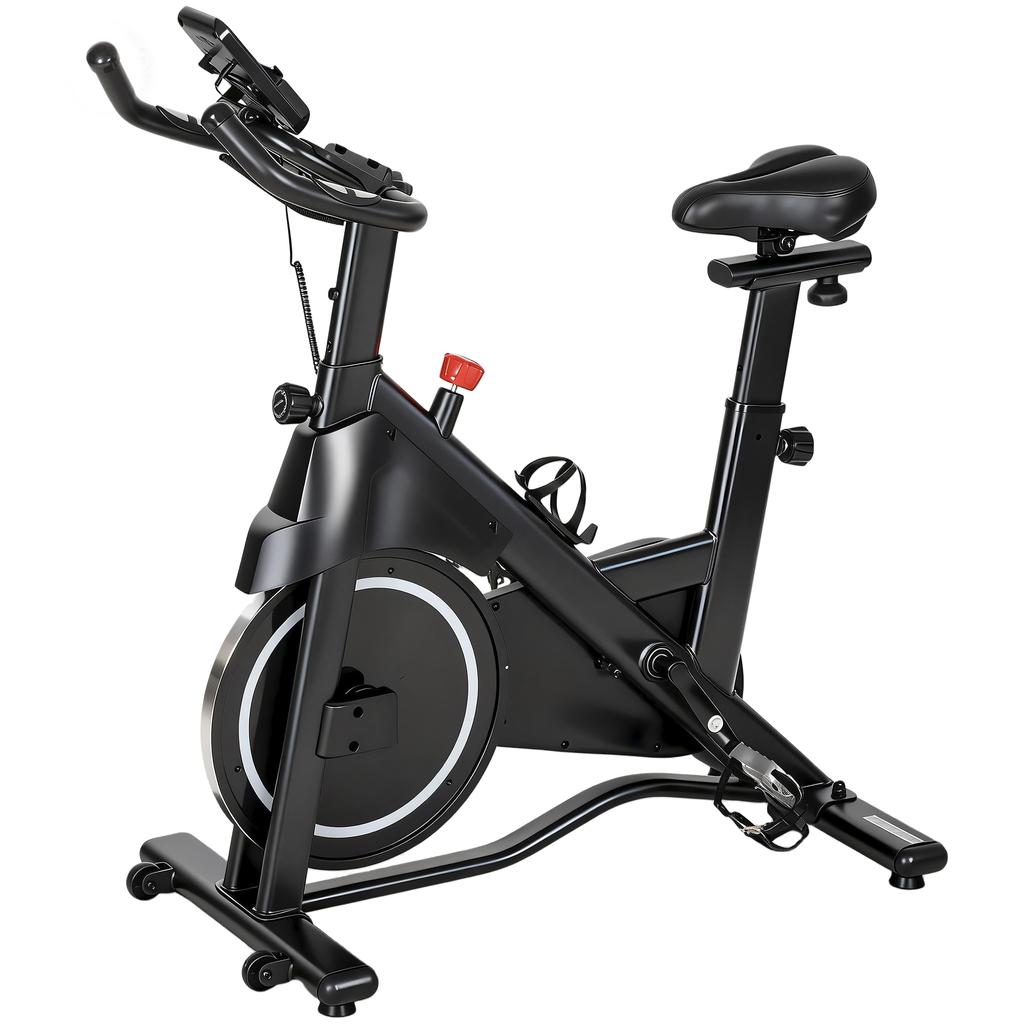 Exercise Bike, Magnetic Resistance, LCD, 108 x 51 x 116 cm, White