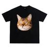House Pet Printed Unisex Tshirt Cute Cat Graphic Clothing Kittens Streetwear Blouse Female Clothes Tops Kawaii Unisex Tshirt