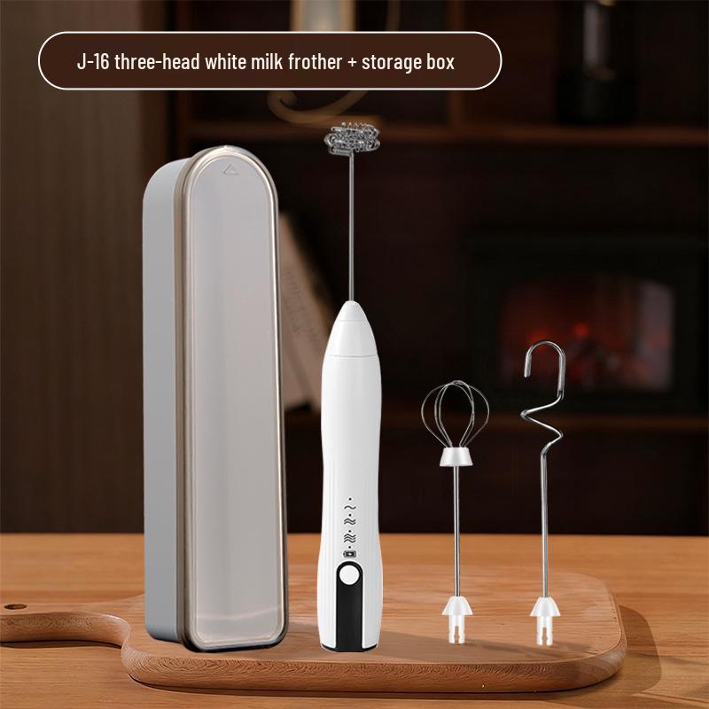Electric Handheld Milk Frother & Egg Beater for Coffee and More