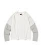 SUADE Color Layered Long Sleeve [Ivory]