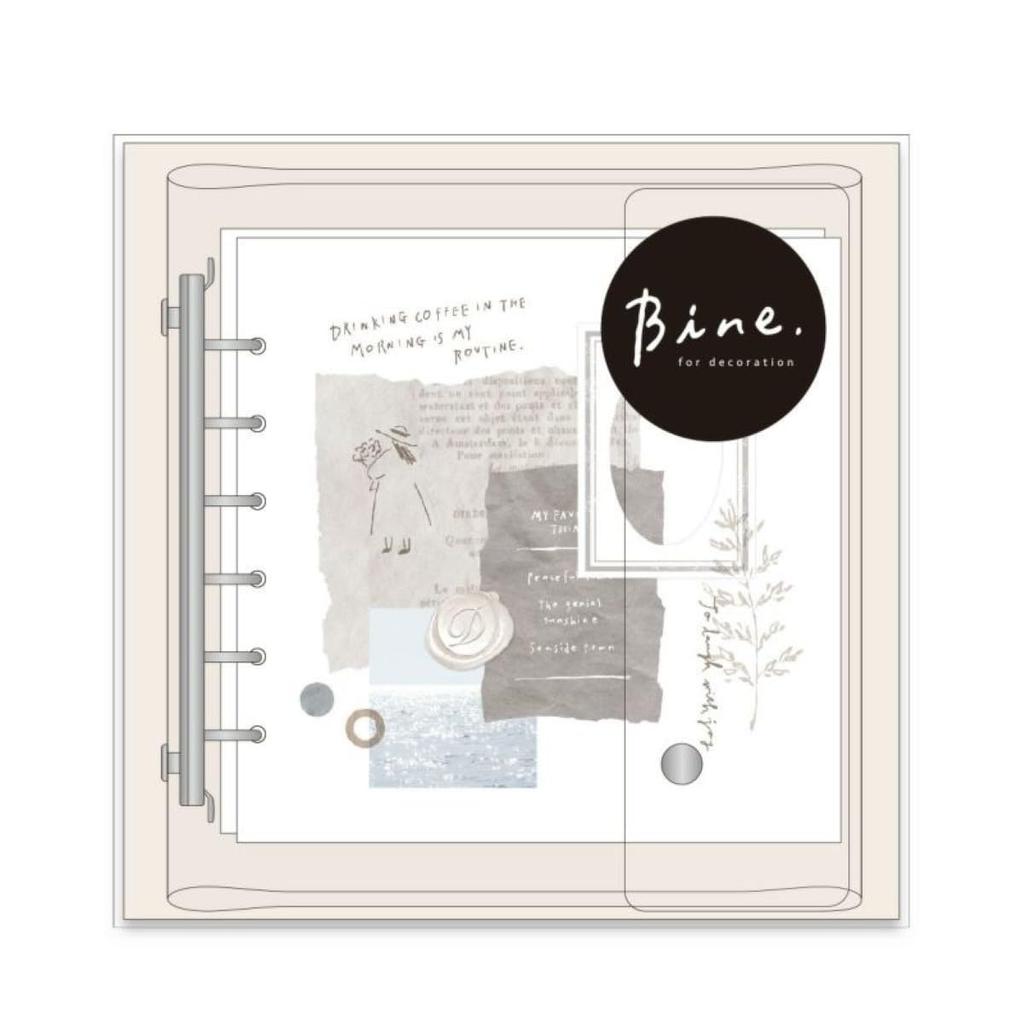 Mindwave Bine A6 Wide Clear Silver Binder,
