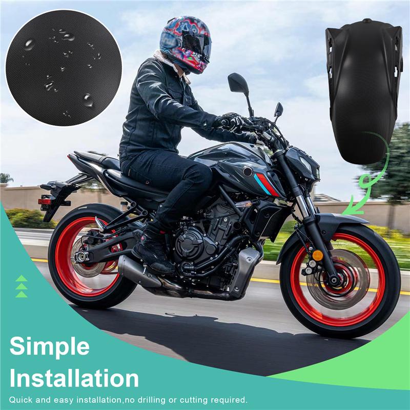 Motorcycle Front Fender Front Tire Cover Fairing Mudguard For YAMAHA MT-07 FZ-07 2012 2013 2014 2015 2016 2017-A99D