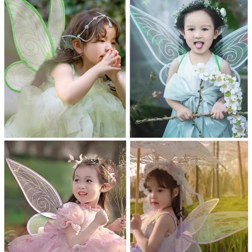 Cross-Border Christmas Party Elf Butterfly Wings