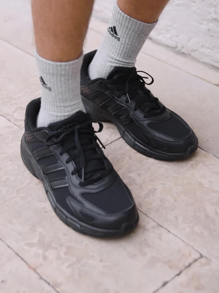 Adidas ECLYPTIX 2000 Повседневные Ретро Папины Кроссовки Мужские - Adidas JI2844 39 чёрный