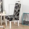 1 2 4 6pcs Print Chair Protector Spandex Chair Covers For Wedding Dining Room Office Use Banquet Housse De Chaise Seat Cover