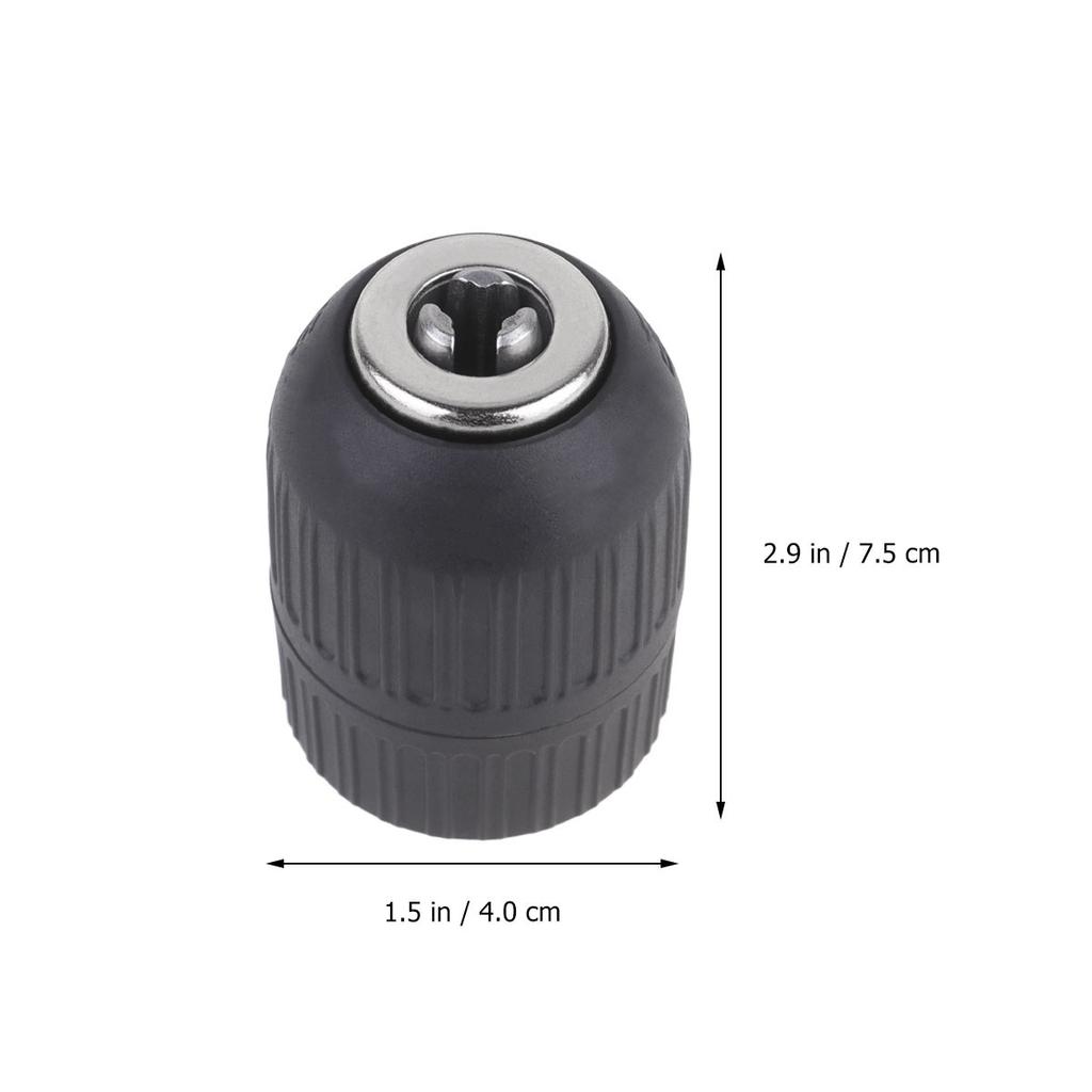 Electric Drill Self-Locking Chuck 0.8-10Mm Square Handle Connecting Rod Driver Adapter Drill Chuck Key