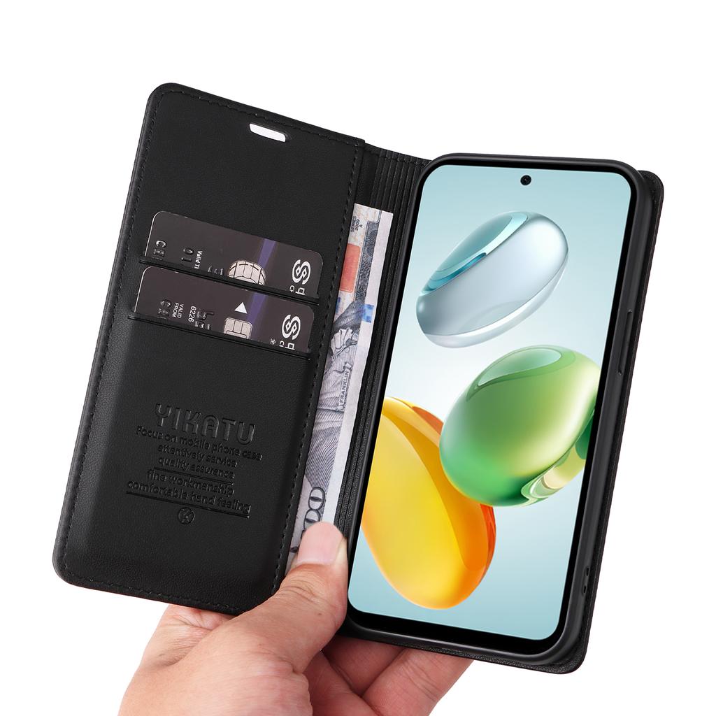 YIKATU YK-001 For Honor Play 60 Plus 5G/Play 9T/X7c 4G/200 Smart 5G Stand Case Leather Phone Cover