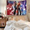 Anime TTekken Tapestry Art Printing Japanese Wall Tapestry Anime Wall Hanging Home Decor