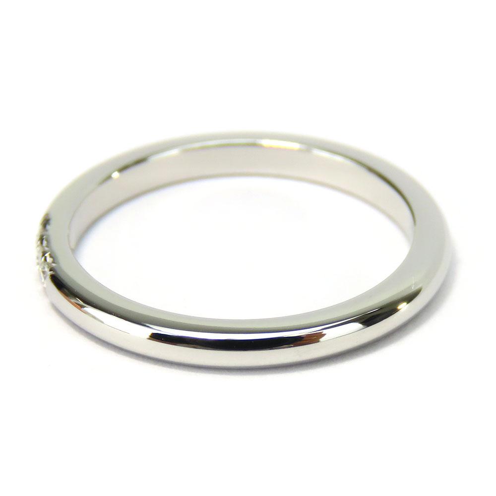 Used TIFFANY&Co. Ring Classic Band EU#50 Pt950Platinum 3.6g Platinum 3PD