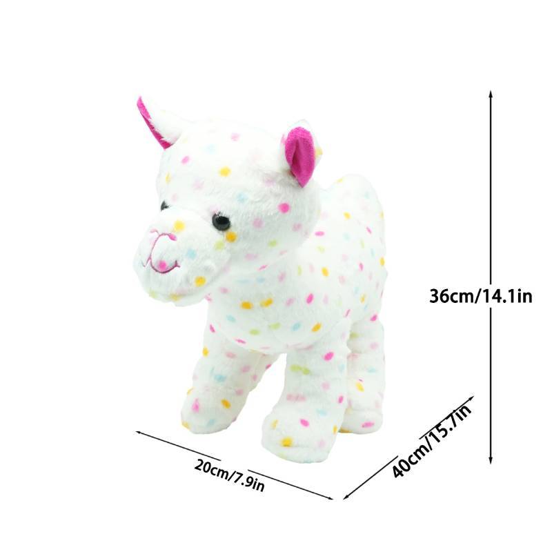 Colorful Camel Plush Toy With Pp Cotton Filling For Kids Sleep Decor