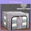 66l Aufbewahrungs-Faltbox aus dickem Stoff Stahlrahmen Schrank-Organizer