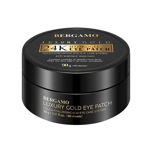 Bergamo 24K Luxus Gold Płatki Pod Oczy Augenklappe 60Szt