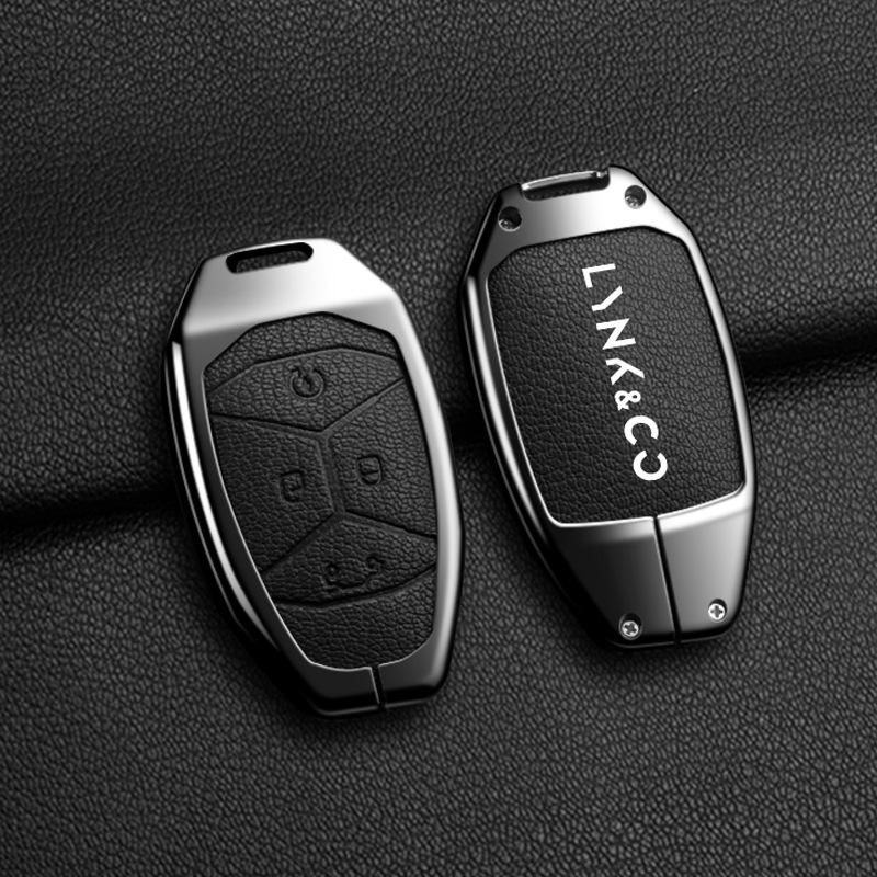 

High-End Key Case for Lynk & Co 08, 2025 Model - Men s Buckle & Creative Shell Design Gift Box