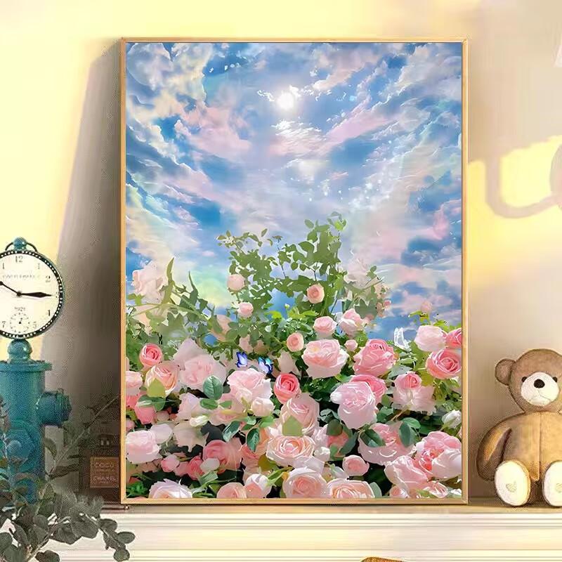 DIY Floral Digital Oil Painting Kit
