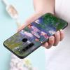 Claude Monet Silicone Phone Case For Xiaomi Redmi Note 11 10 9 8 Pro 11T 10T 10S 9S 8T 9 9A 9C 9T Black Soft Cover Coque Funda